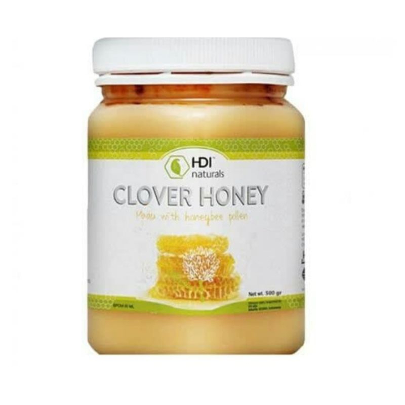 

clover honey 500gr exp 2026 free sendok kayu