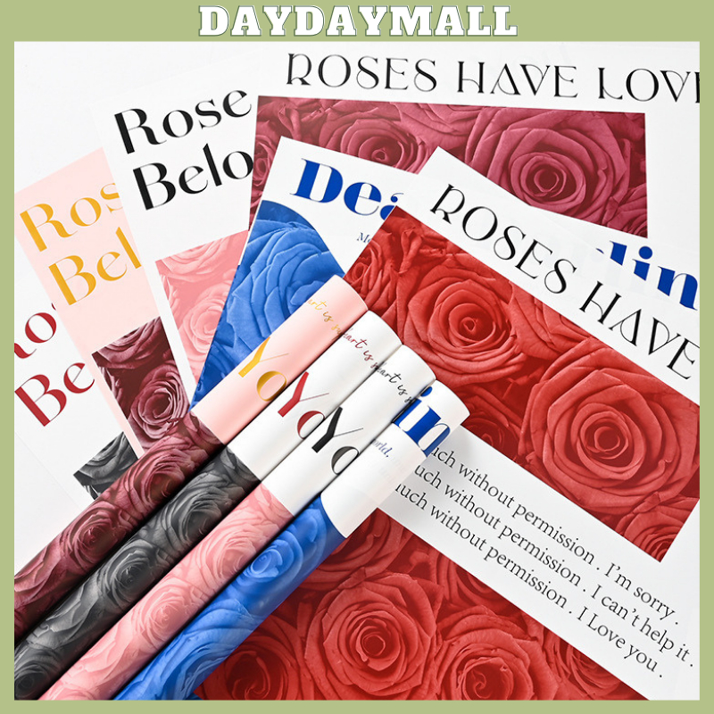 

20 LEMBAR Kertas Bunga Cellophane Paper Flower Wrap Buket 6164