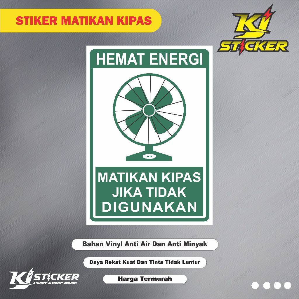 

Promo Stiker Matikan Kipas Angin / Stiker Hemat Energi Matikan Kipas Angin / Stiker Kipas Angin / Stiker Hemat Energi