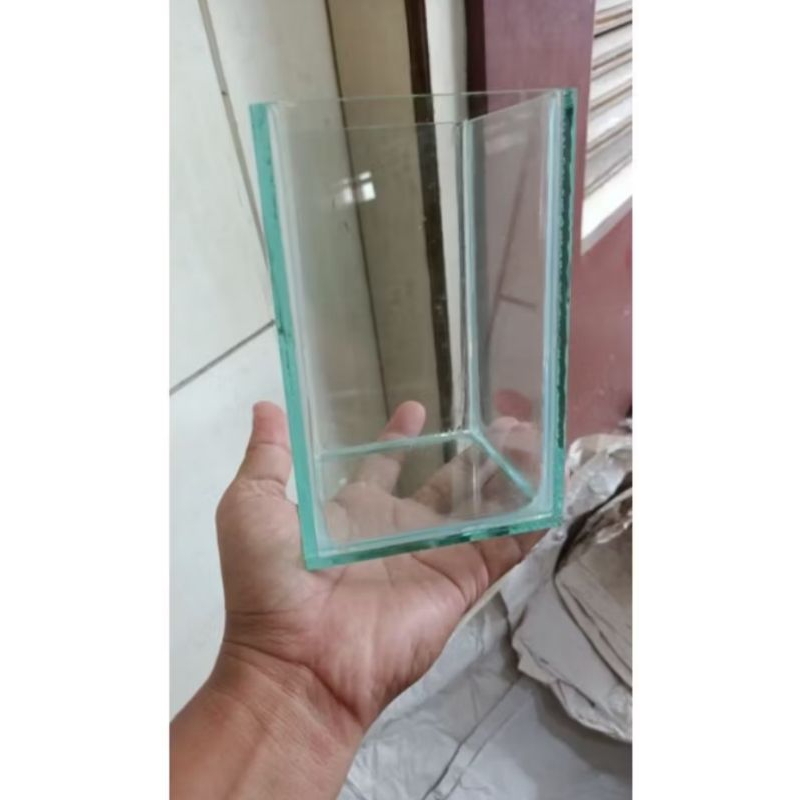 Soliter kaca 10X10X15 / aquarium kaca mini / soliter cupang / aquarium mini