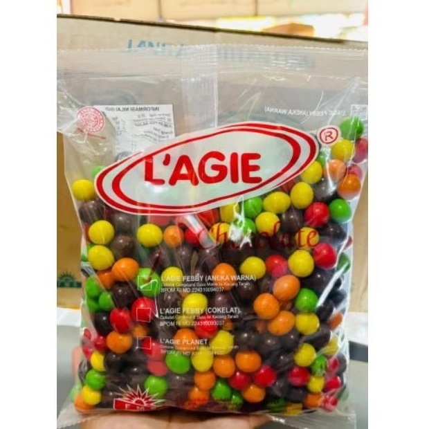 

L'AGIE FEBBY WARNA COKLAT KACANG 1 KG