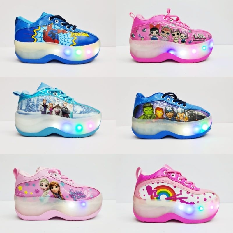 SEPATU RODA LED/SEPATU RODA ANAK ANAK/SEPATU RODA ANAK LAKI/SEPATU RODA ANAK PEREMPUAN