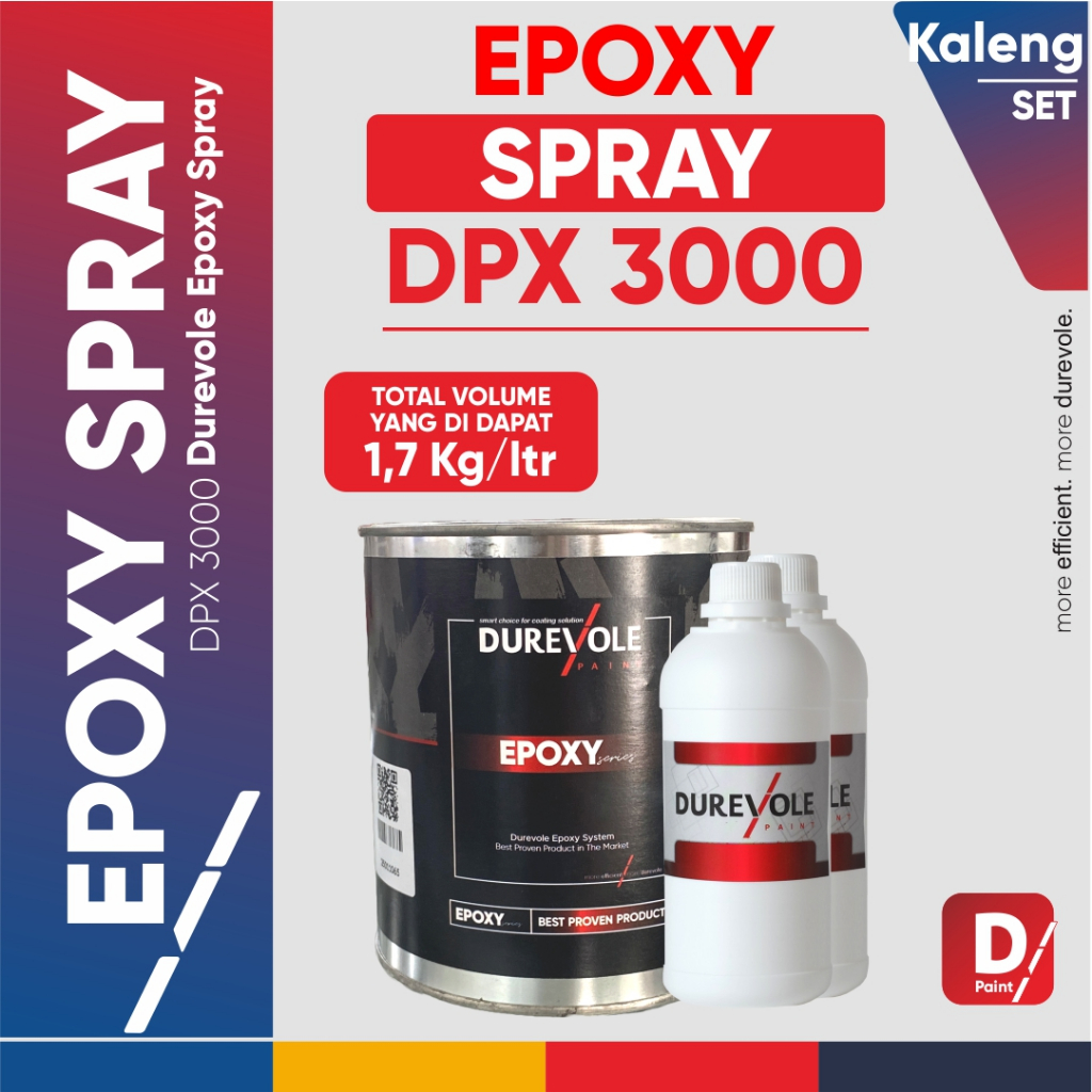 DPX 3000 - DUREVOLE EPOXY SPRAY (KALENG SET)