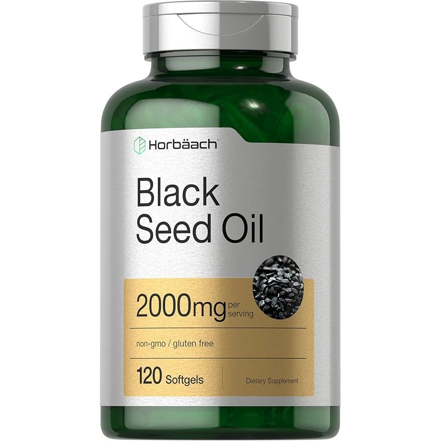 Horbaach Black Seed Oil Cold Pressed Nigella Sativa 2000mg