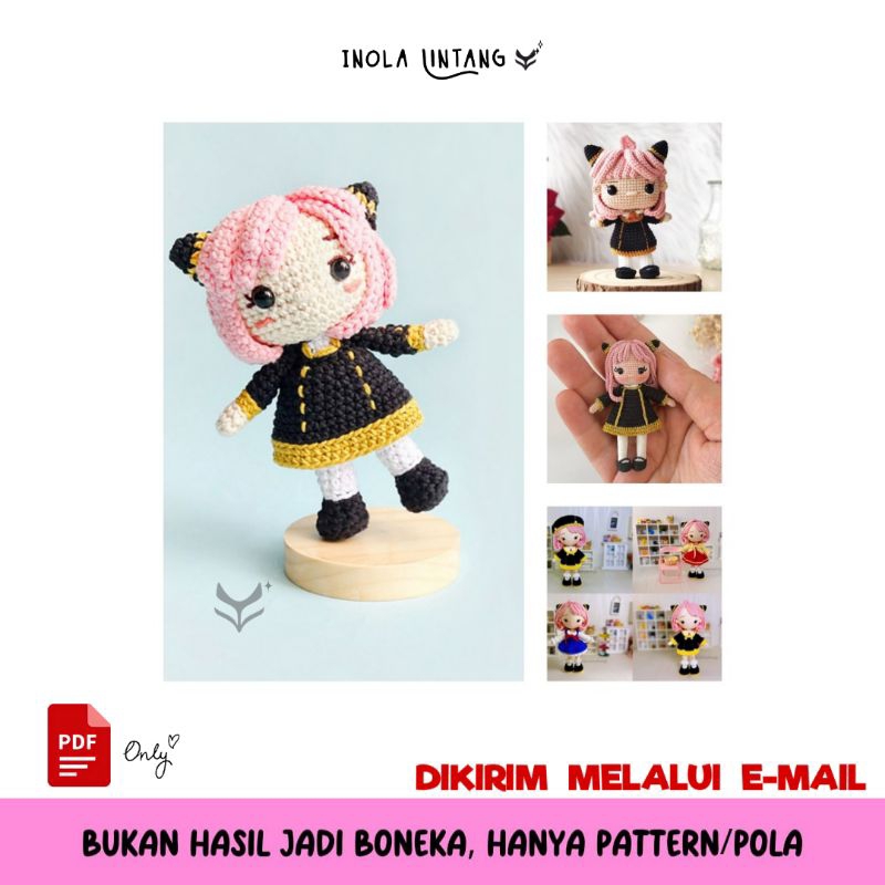 Pattern/Pola Amigurumi Anya {PDF}
