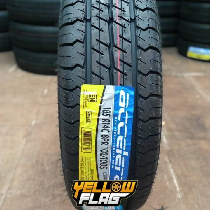 Ban Mobil Granmax Pickup L300 Ring 14 Untuk Muatan Bera Merk Accelera Ultra3 185 C8 PR R14 Tubles