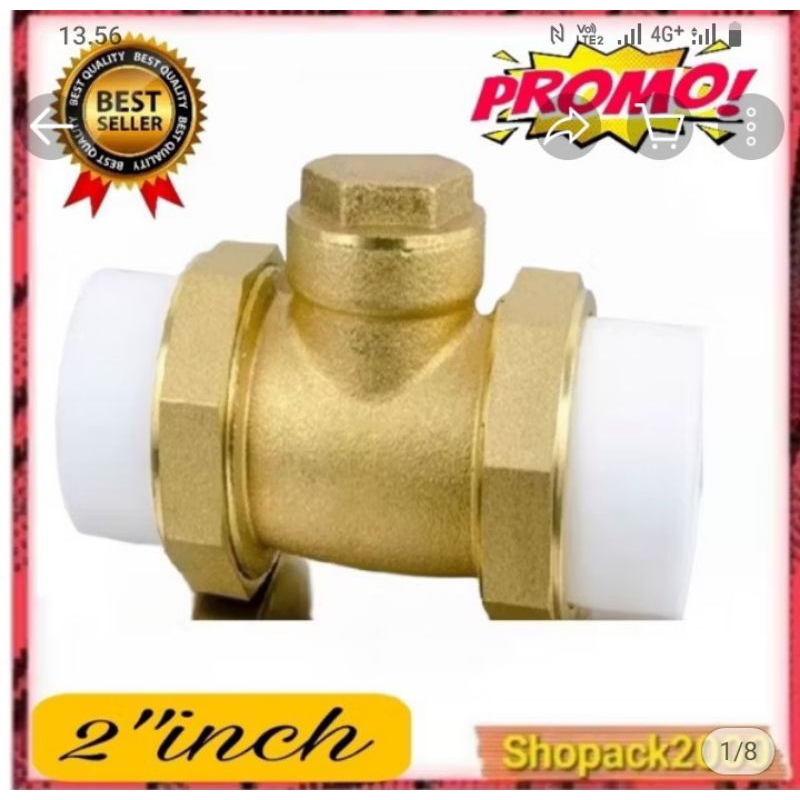 klep tabok 2" inch check valve tabok klep kuningan swing check valve