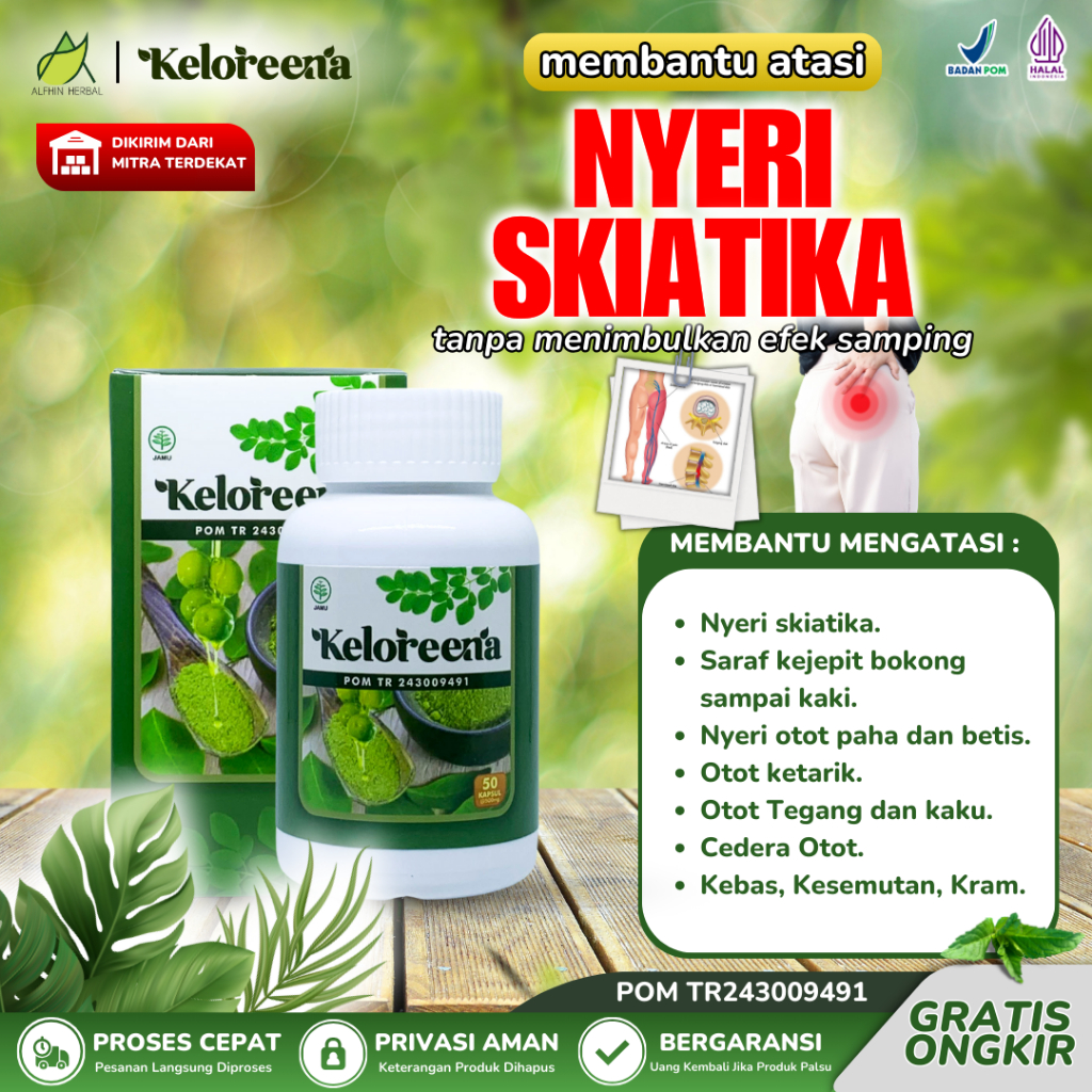 Obat Nyeri Skiatika, Saraf Kejepit Bokong Sampai Kaki, Sciatica, Nyeri Otot Paha dan Betis, Otot Ket