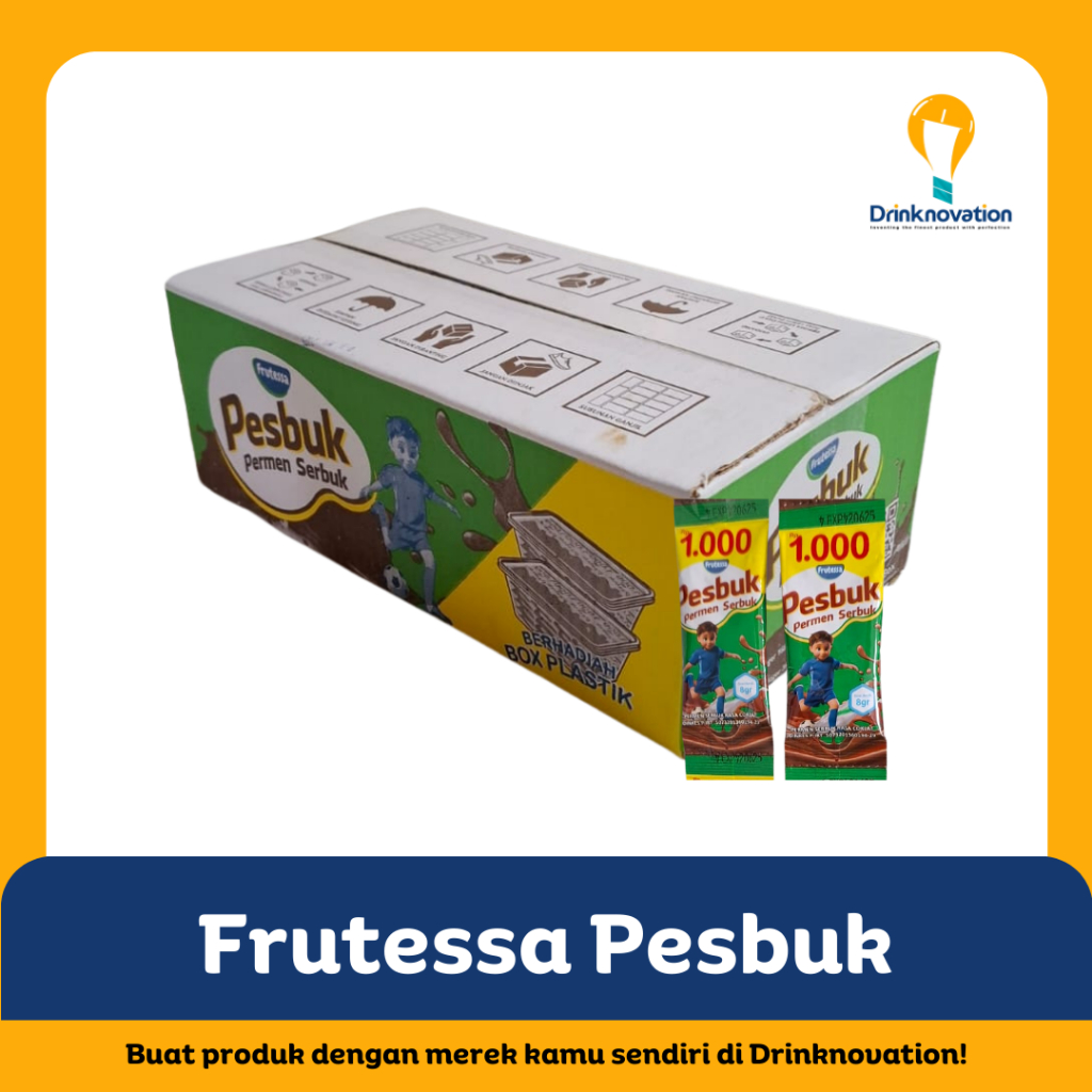 

1 Karton PESBUK (144pcs) | CEMILAN SERBUK RASA COKELAT LANGSUNG DIMAKAN MIRIP MIL*!