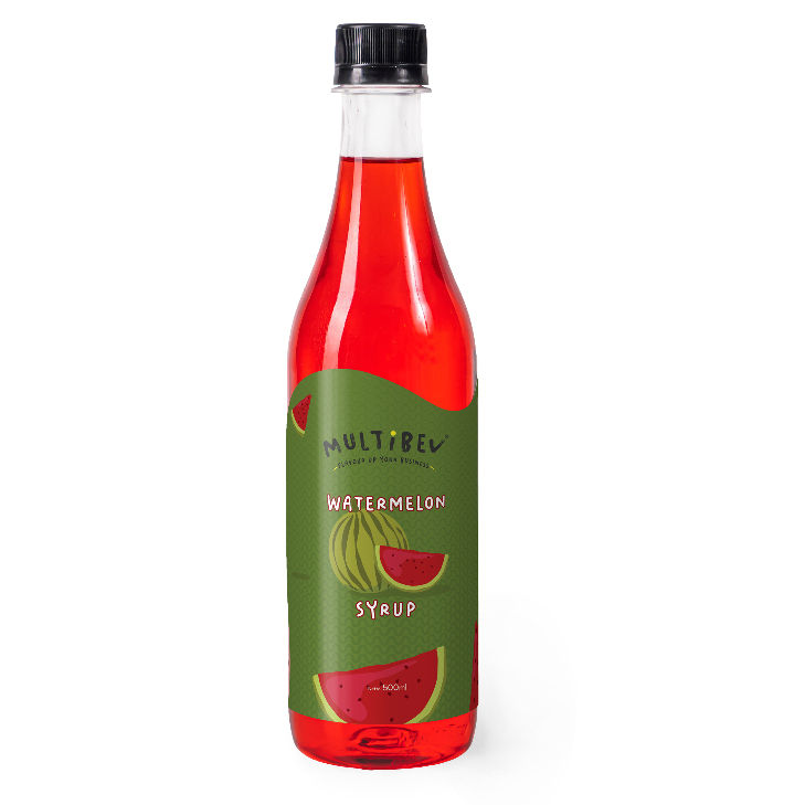 

Multibev Sirup Rasa Watermelon, Sirup Halal Minuman Kekinian ala Kafe