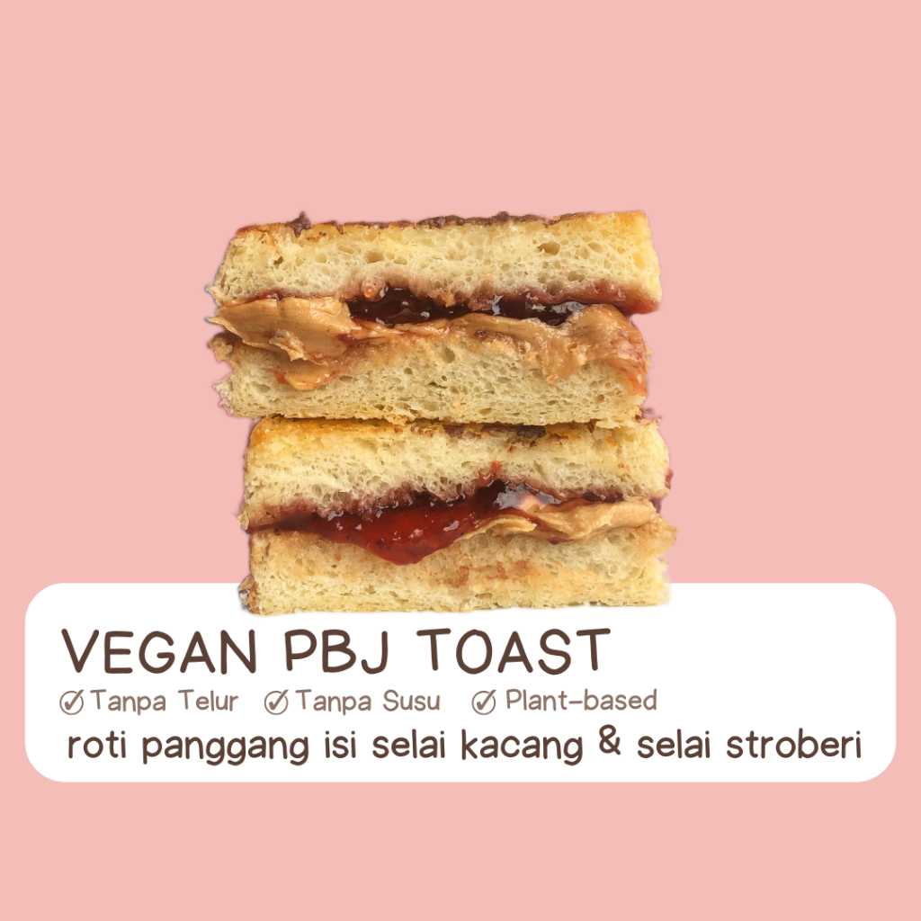 

Vegan PBJ Toast