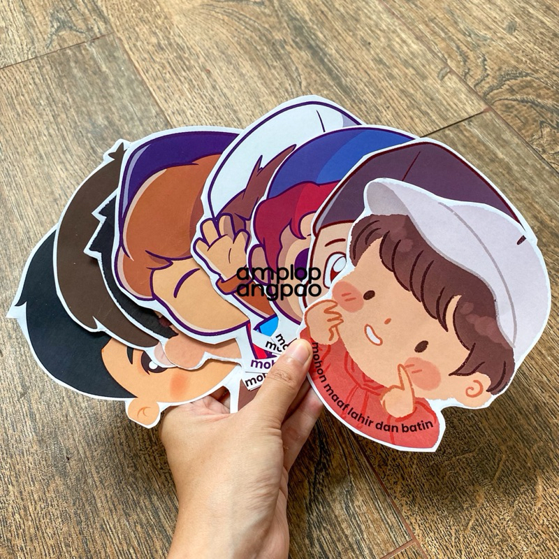 

Amplop lebaran karakter 3D (Isi up to 16pcs)