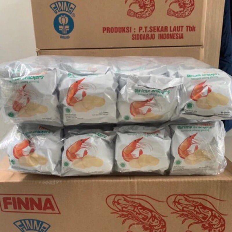 

ady78 (EXP. NOV 2025) Finna Kerupuk Udang Siap Makan 1 DUS/Shrimp Crackers matang 120pc