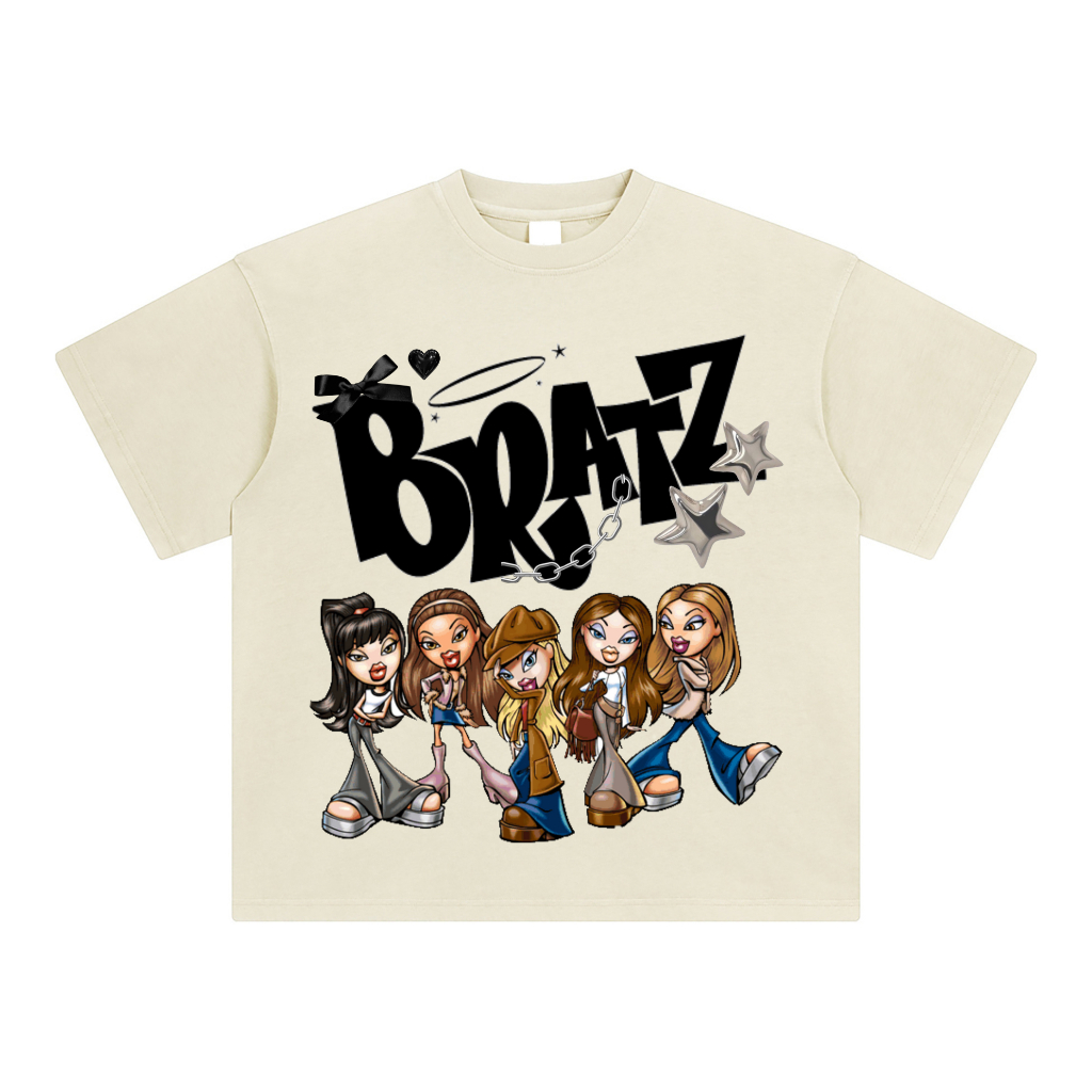 Kaos Bratz T-Shirt Aesthetic Chloe Jade Sasha Yasmin Bratz Doll Tees