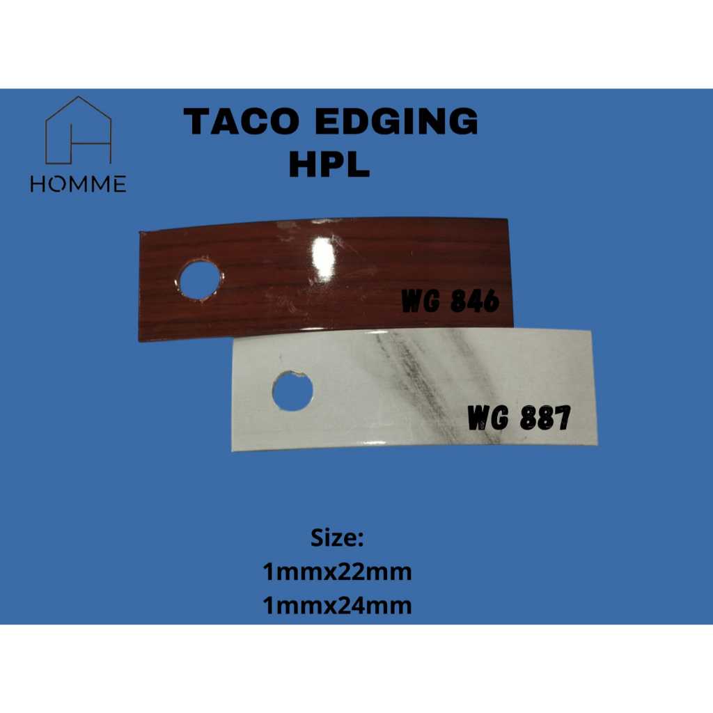 Taco Edging HPL UK.1mmX2,2cm Dan 1mmx4,2cm