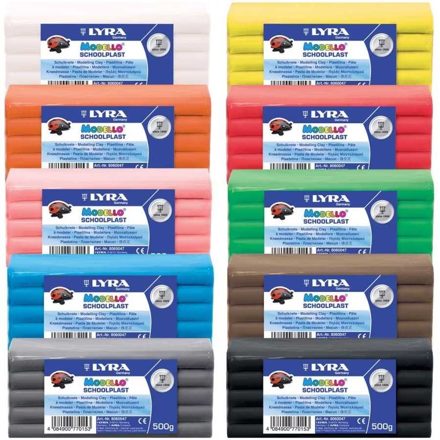 

Gramedia Karawaci - Lyra Lilin Mainan Modello Schoolplast Plastisin 500Gram