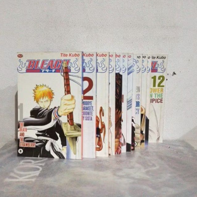 Komik Original BLEACH Tite Kubo Paket Volume 1-12