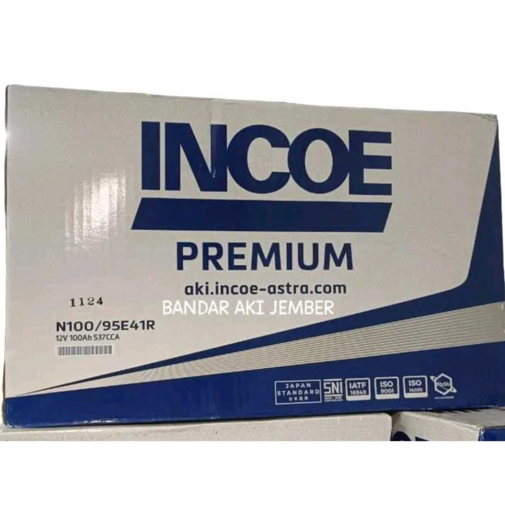 AKI 100 AMPER INCOE PREMIUM N100 JAMINAN 100% ORIGINAL ASTRA