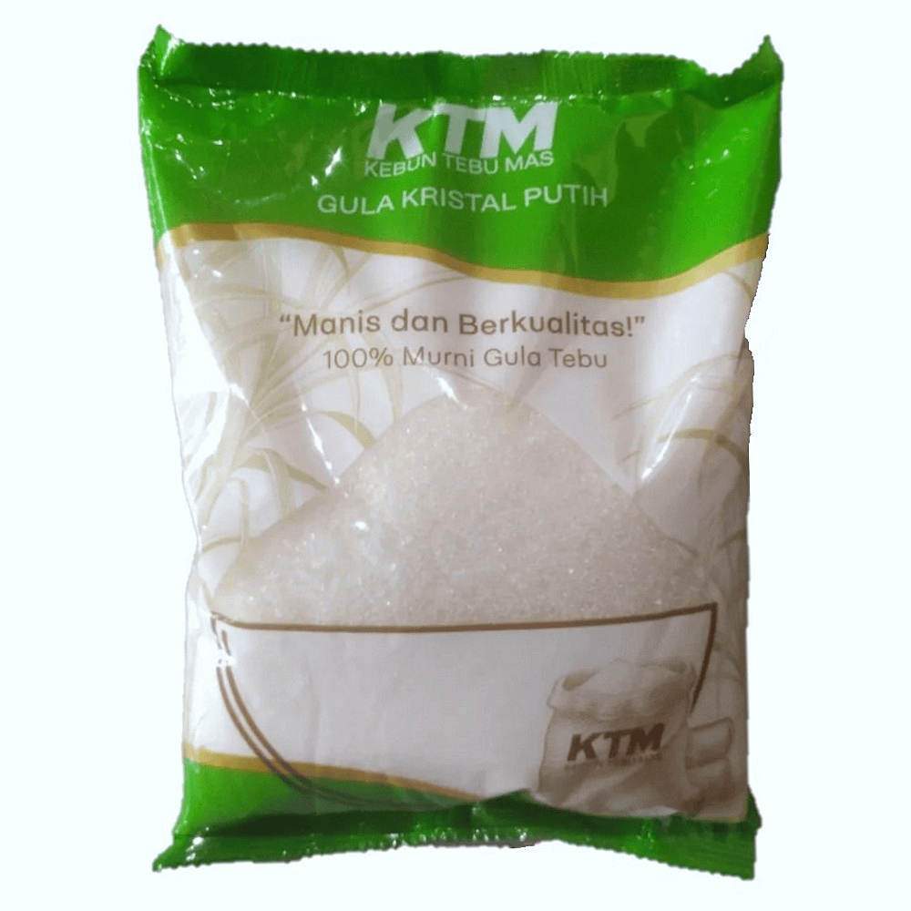 

MAHKOTA NGUNUT // GULA PASIR KTM 1 KG GULA KRISTAL PUTIH KEBUN TEBU MAS 1KG