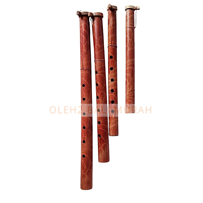Suling Bambu Bali Polos - Seruling Alat Musik Tradisional Khas Bali