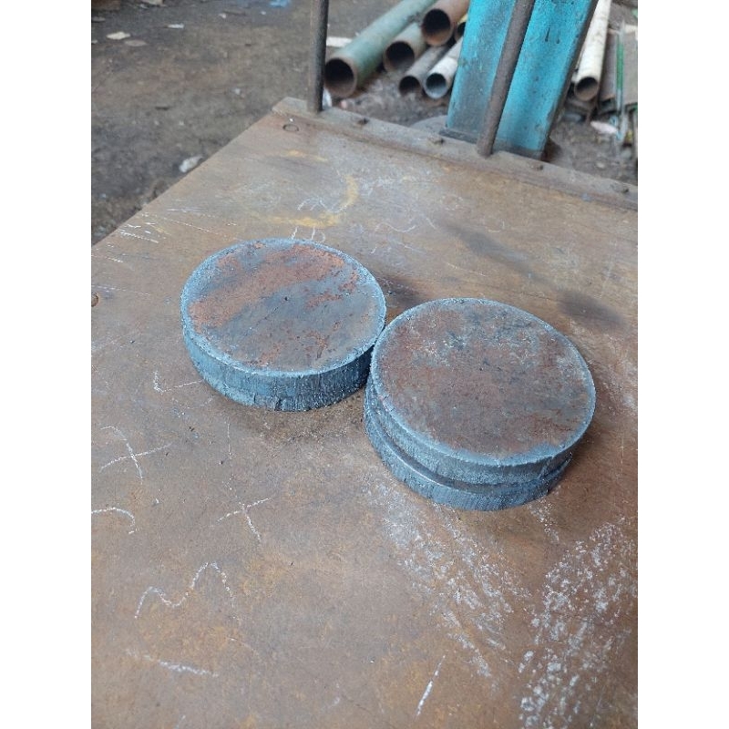Plat Besi Bulat Tebal 6mm Diameter 60mm 1pcs