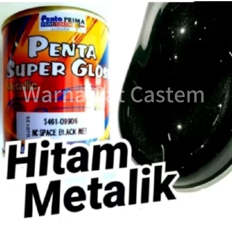 Cat Penta Super Gloss NC Space Black Met 5461-09906 Hitam Metalik
