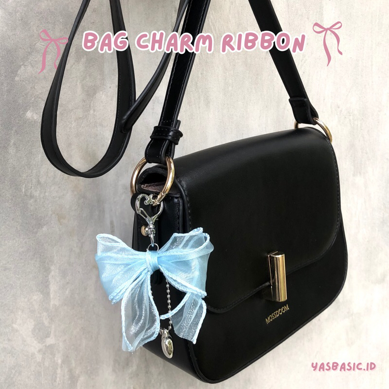 Gantungan Tas Pita Korea/Gantungan Tas Coquette/Bag Charm Ribbon/Bag Charm Pita Korea/Bag Charm Coqu