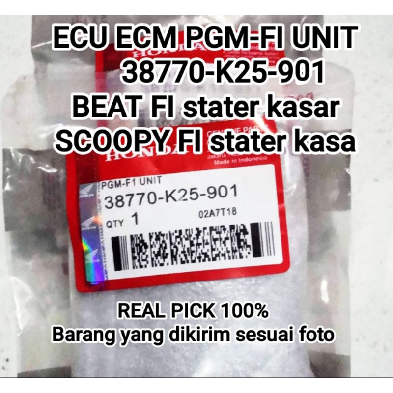 ECU ECM PGM-FI BEAT FI stater kasar, SCOOPY FI stater kasar