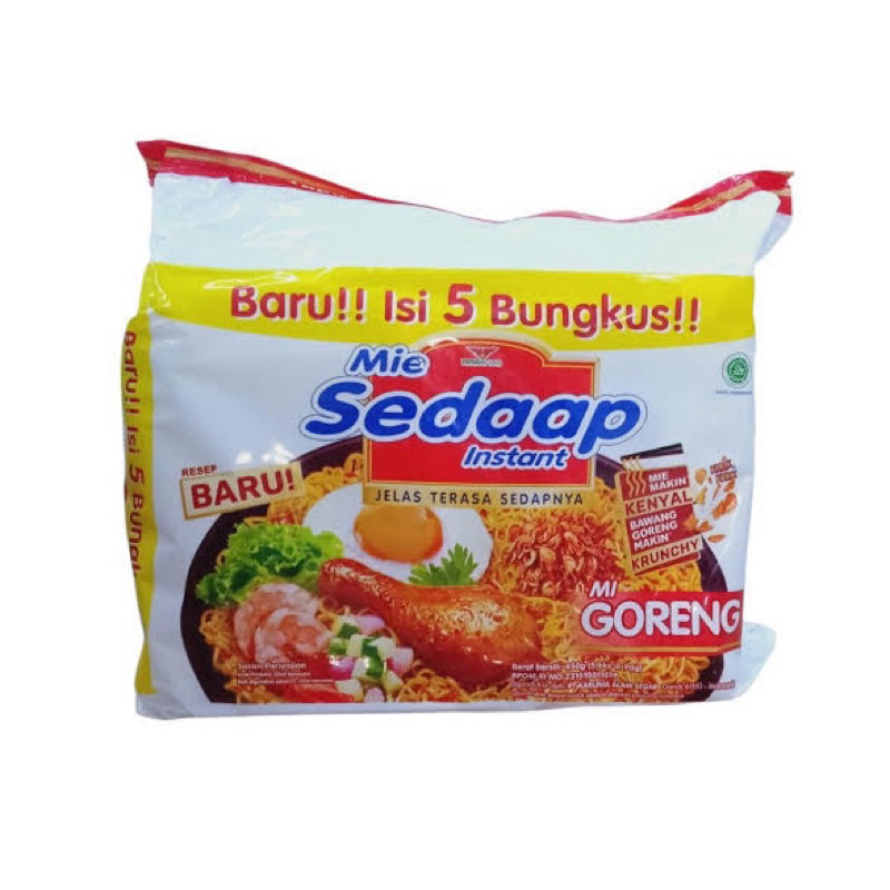 

Mie Sedaap Instant Baru! Isi 5 Bungkus