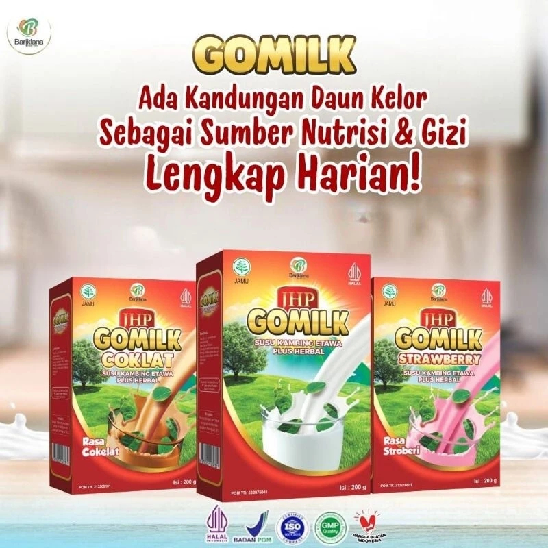 

GOMILK Susu Kambing Etawa Bubuk Plus Herbal Penambah Nafsu Makan