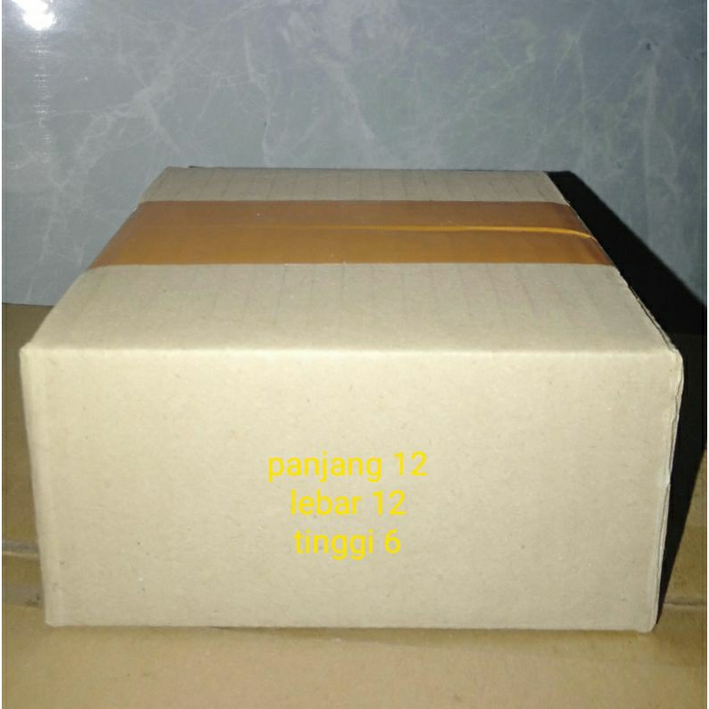 

kardus box packing UK 12x12x6