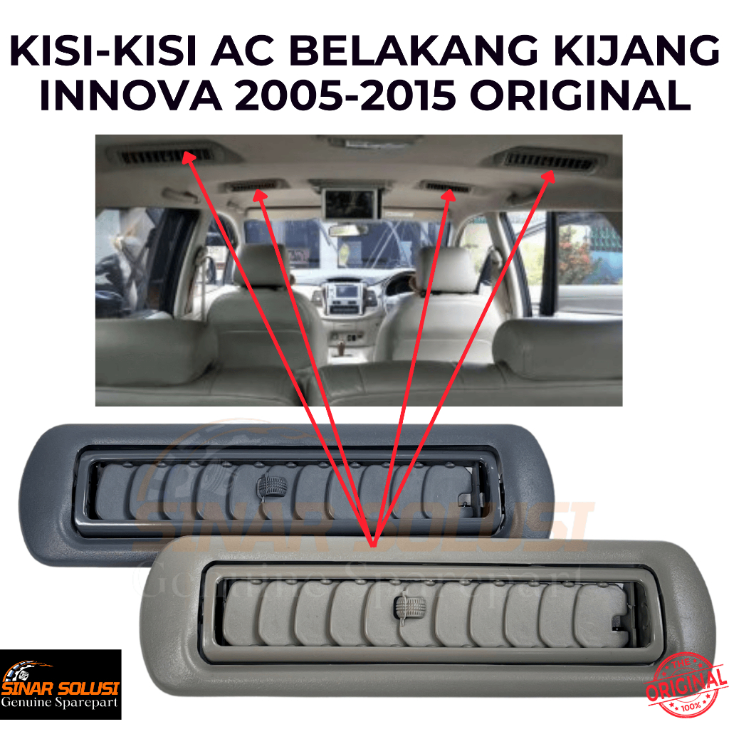 Kisi Kisi AC Tengah Plafon Innova  2005-2015 ORIGINAL Kisi Kisi AC Innova 2005-2015 Kualitas Terbaik