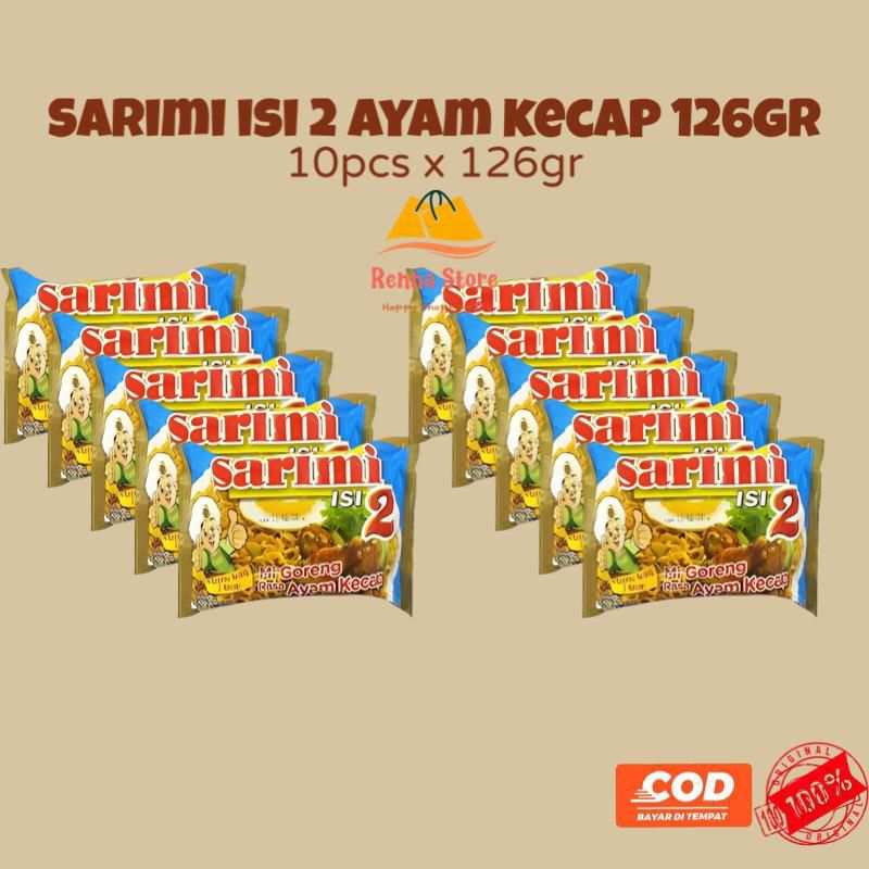 

SARIMI isi 2 Mie Goreng Rasa Ayam Kremes Kecap Pedas Korea (isi 10pcs) Noodless Food