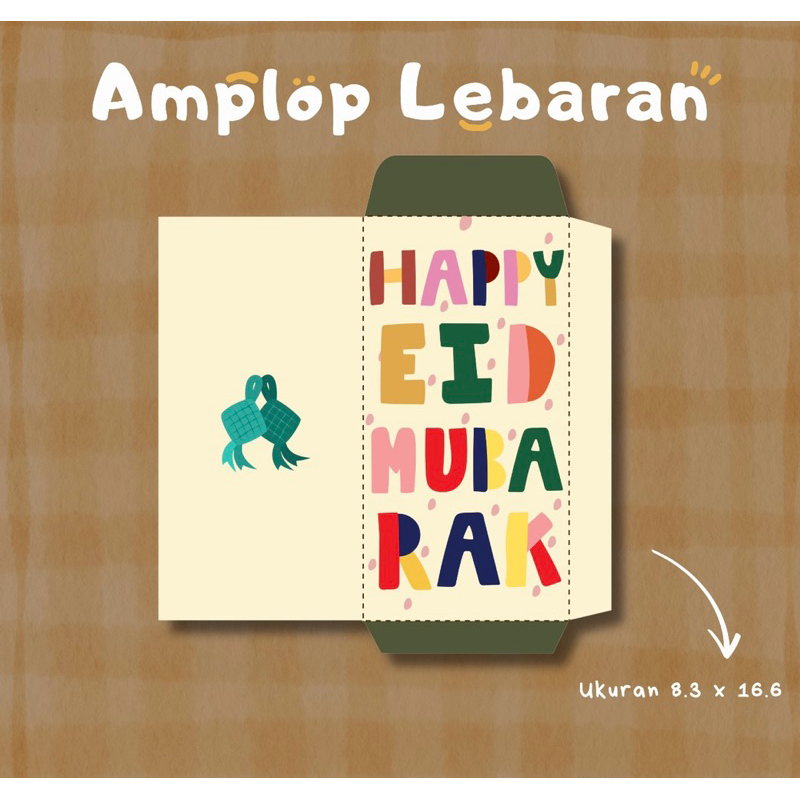 

[PRE-ORDER] Amplop Lebaran Idul Fitri Custom Isi 8pcs