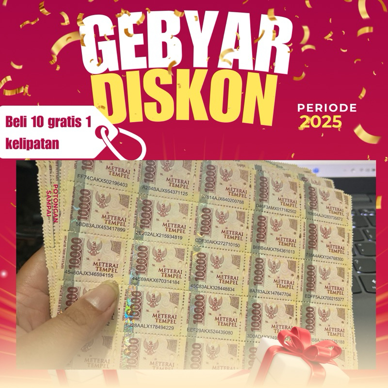 

Materai10.000