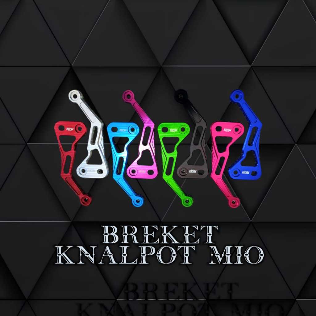 BREKET BRACKET KNALPOT MIO KARBU MIO SPORTY CNC || BREKET PNP KNALPOT ORIGINAL STANDAR RACING || HAN