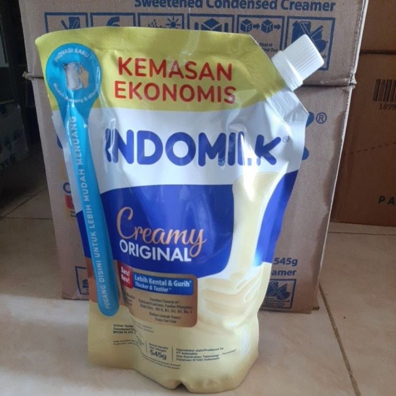 

indomilk pouch 545gr 12 pouch//instan sda