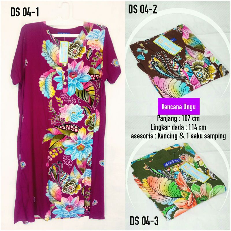 Daster Dress Kencana Ungu Branded Asli Original