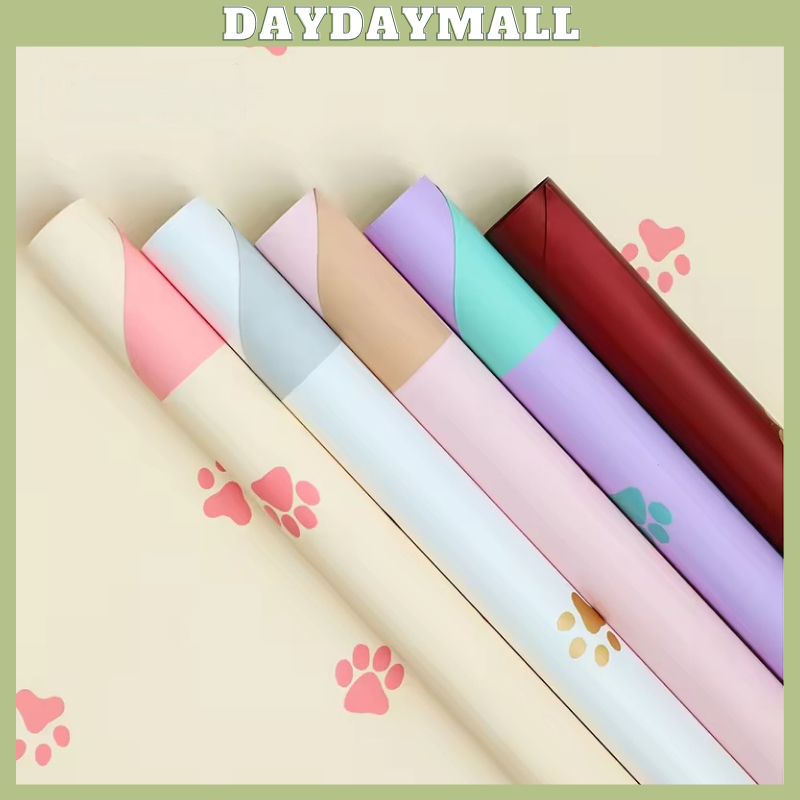 

Kertas Buket Bunga Florist Flower Wrapping Paper Motif Paw Cellephone Solid 6203