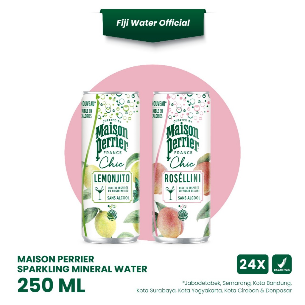 

[OFFICIAL STORE] Maison Perrier Carbonated Sparkling Mineral Water Chic