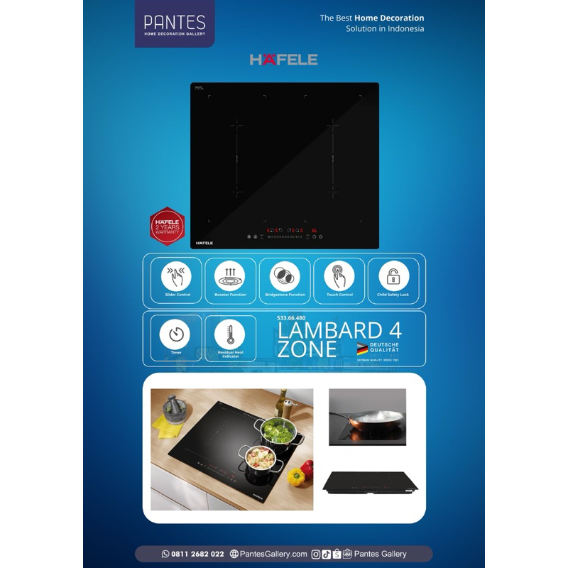 Built In Induction Hob 4 Tungku - Kompor Tanam Listrik Induksi