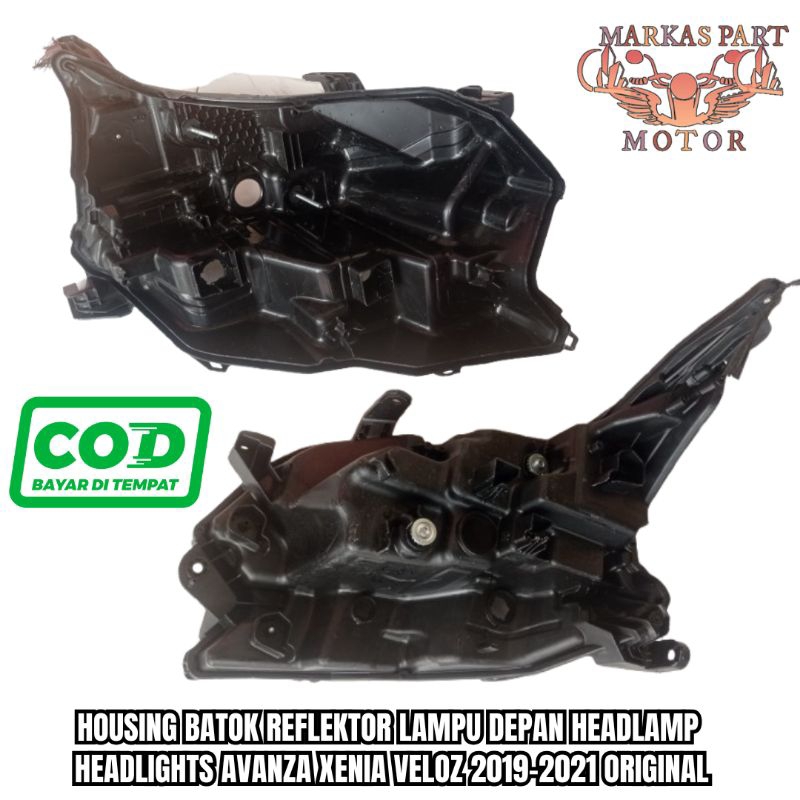 Housing Batok Reflektor Lampu Depan Headlamp  Headlights Avanza Xenia Veloz 2019-2021 Original