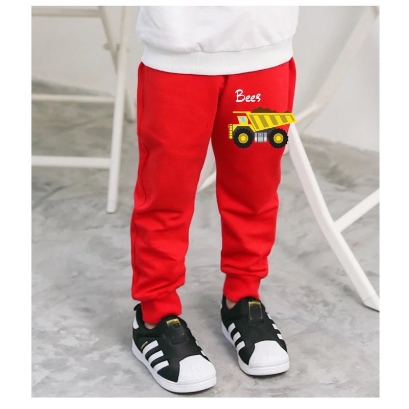 Celana Joger Panjang Anak Cowok Cewek Celana Jogger Anak Laki-laki Perempuan Celana Training 3D Bees