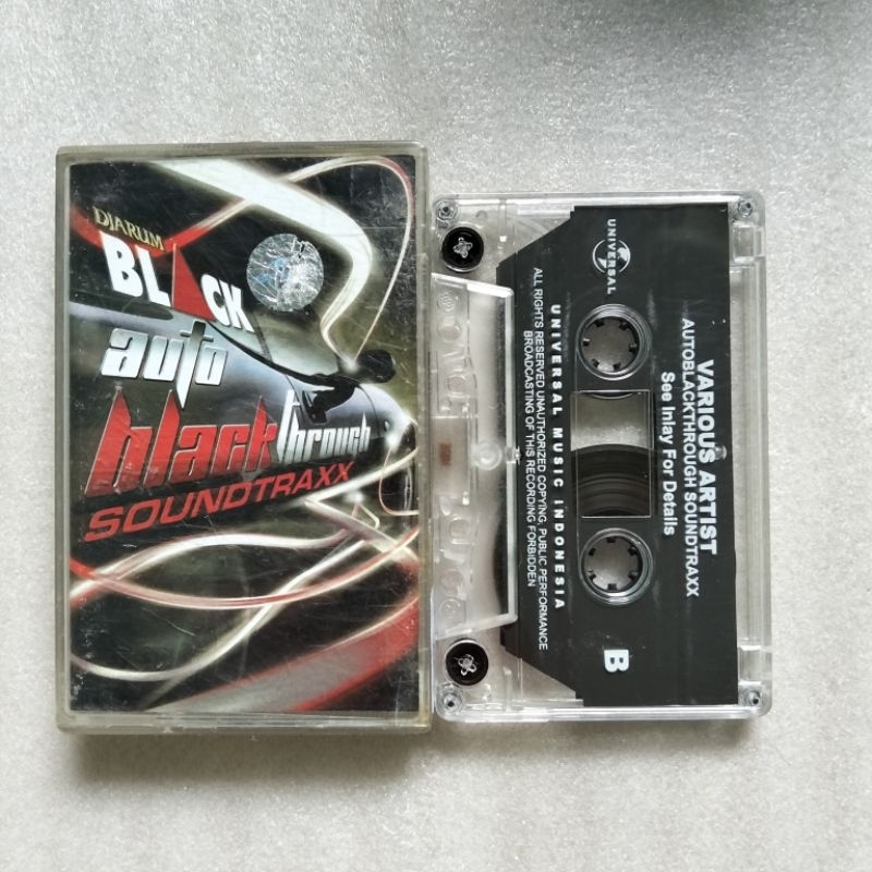 KASET AUTO BLACK THROUGH SOUNDTRACK