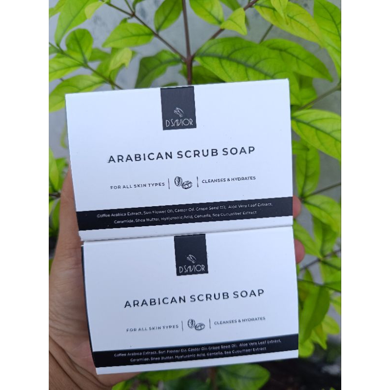 DSAVIOR Arabian Scrub Soap sabun dsavior ori bpom penghilang bekas luka bekas koreng