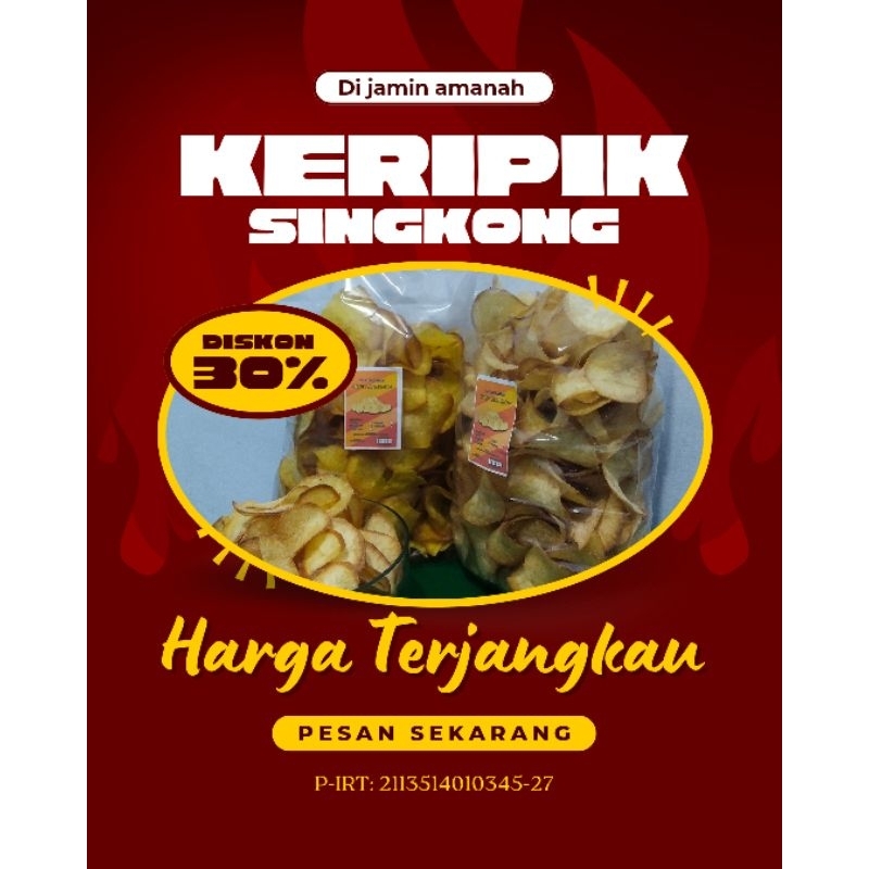 

Keripik Singkong Harga Terjangkuan