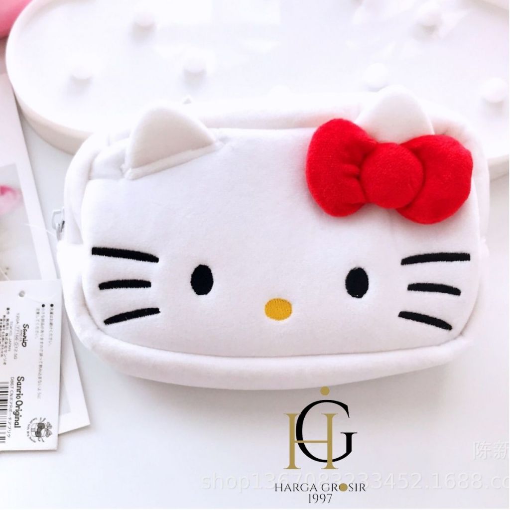

kotak pensil hello kitty besar uk 20 x 12 cm alat-alat sekolah aesthetic Stationery Alat