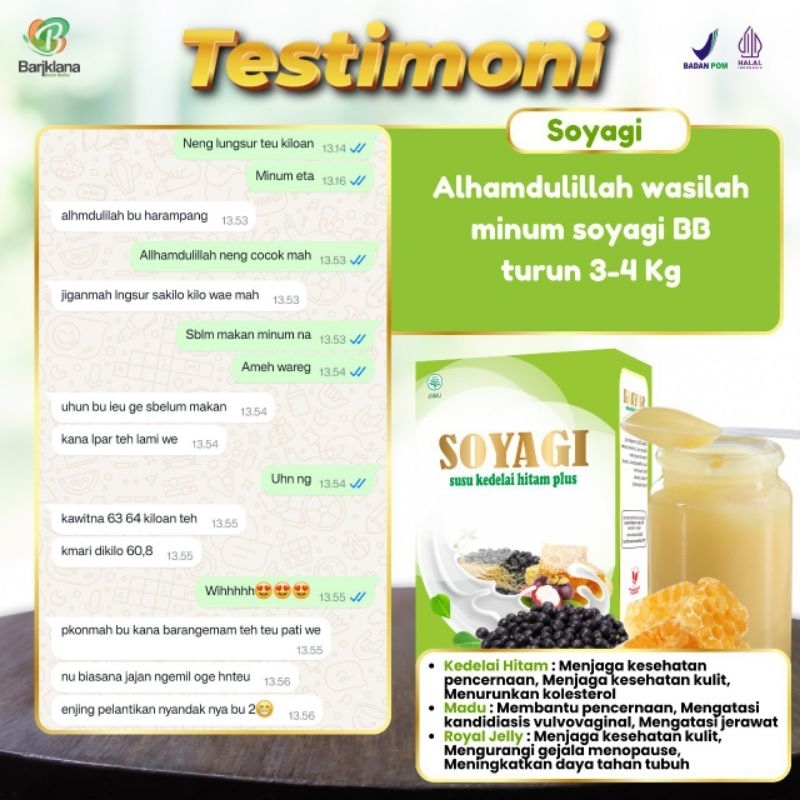 

Soyagi Susu Kedelai Hitam (Diet)