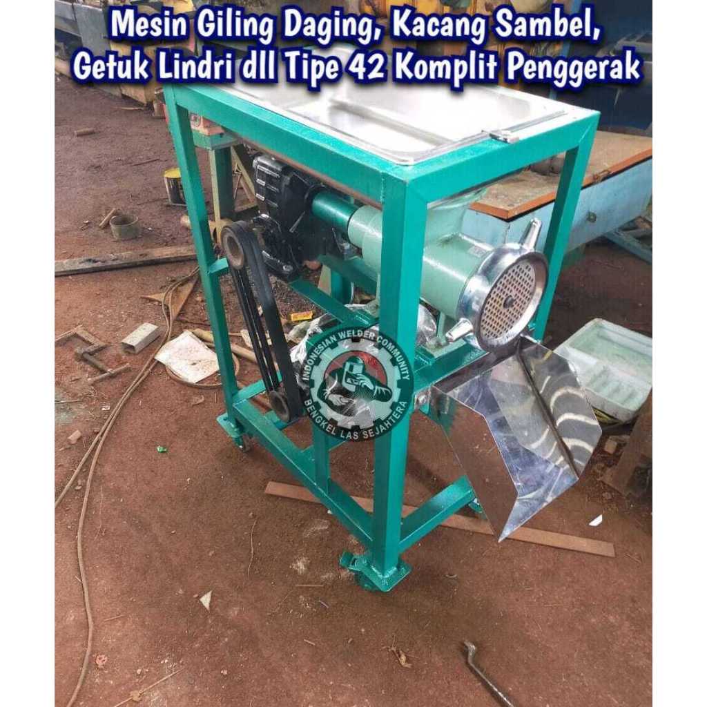 Mesin Giling Daging, Kacang Sambel,Getuk Lindri dll Tipe 42 Komplit