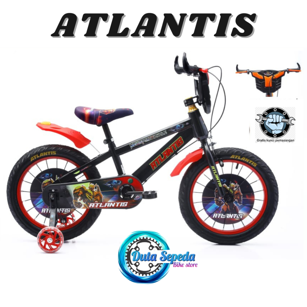 sepeda anak laki ukuran 18 inc BMX ban pompa